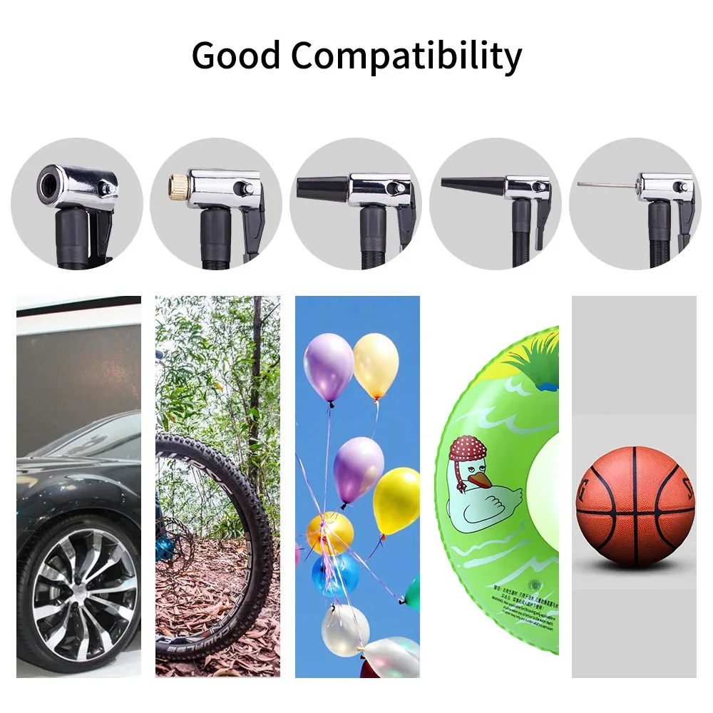ZTTO 150psi Mini Electric Air Pump Portable 2400mAh Tire Inflator Presta Schrader Valve Car Bike Motorcycle Pump With LCD Type-C
