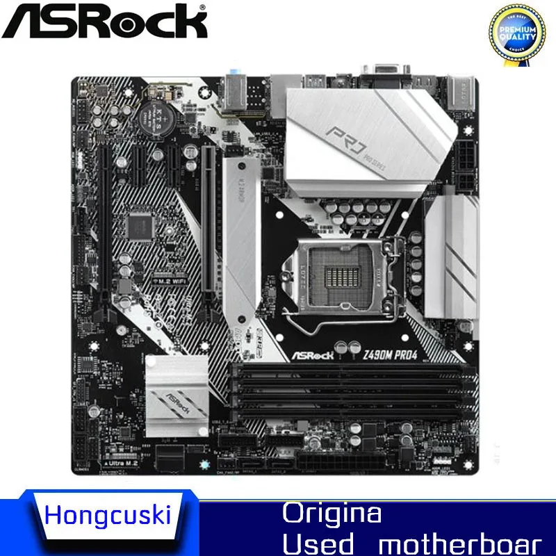 

ASEOCK Z490M Pro4 Z490 DDR4 LGA1200 Motherboard