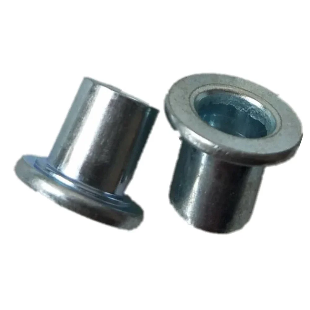 Bushing Spacers Bearing Bushing 50pcs Bushing Spacers Center Bearing Bushing Metal Roller Wheels Accessories Silver