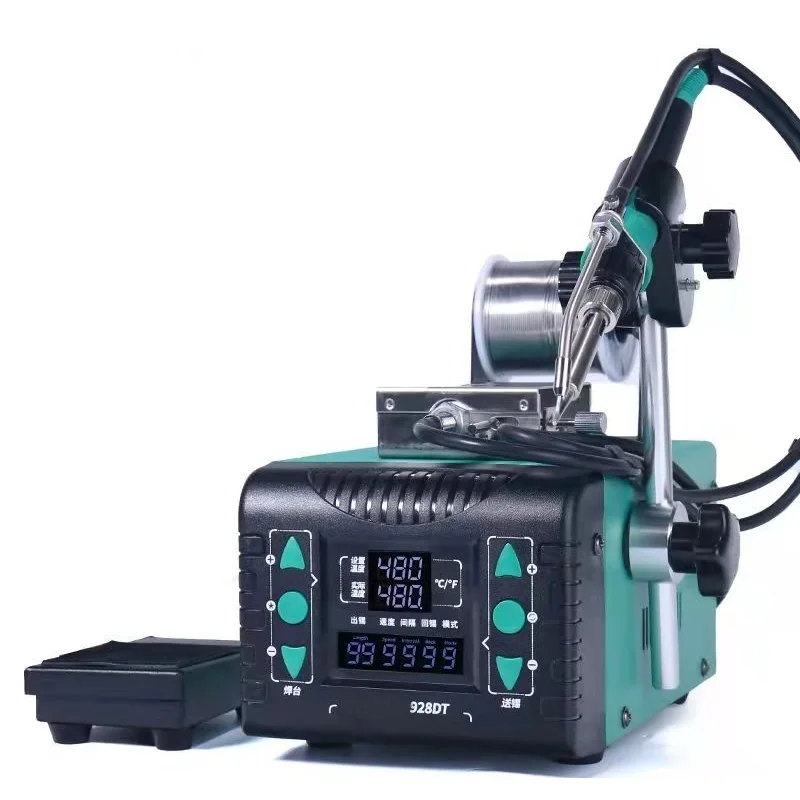 

928DT Anti-Static Semi-Automatic Soldering Machine High-Power Adjustable Foot-Operated Constant Temperature Soldering Station