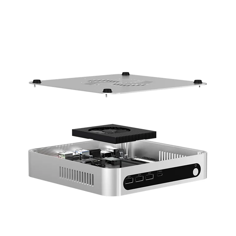 رباعي النواة N5095 4GB 8GB DDR4 M.2 128GB HD-MI VGA NUC Mini Box كمبيوتر مكتبي #2