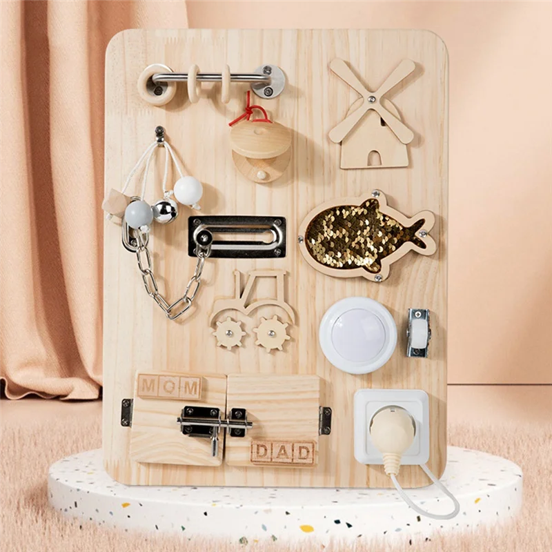 

B05B-Busy Board Unlocking Early Childhood Education For Improving Children's Hands-On Learning Skills And Creativity