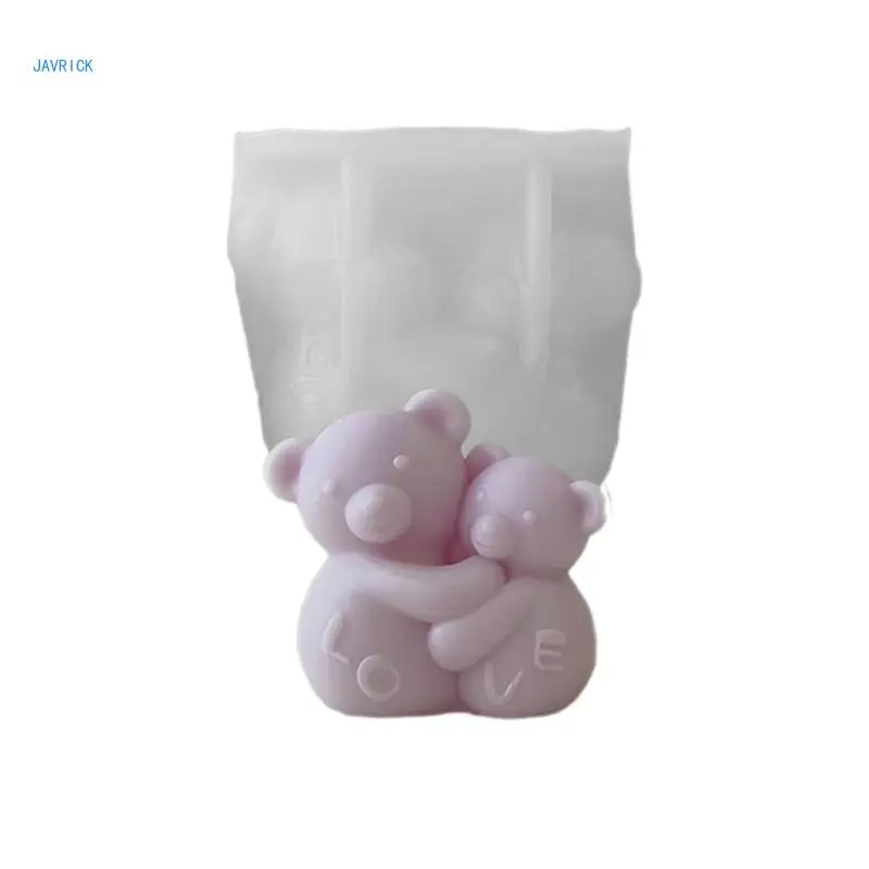 Hugging Bear Silicone Mold Scented Mould DIY Table Ornament Tool Nonstick