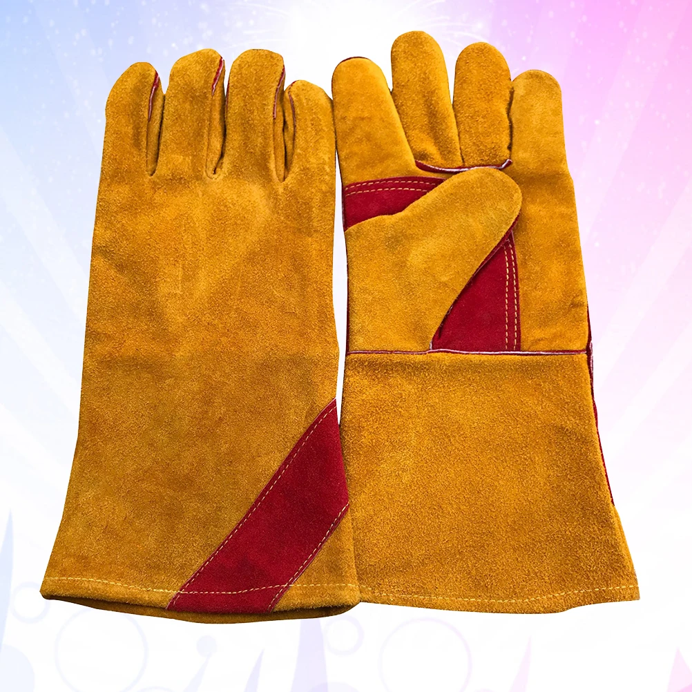 

Fire-resistant Wear-resistant Welding Gloves BBQ Heat Insulation Electrowelding