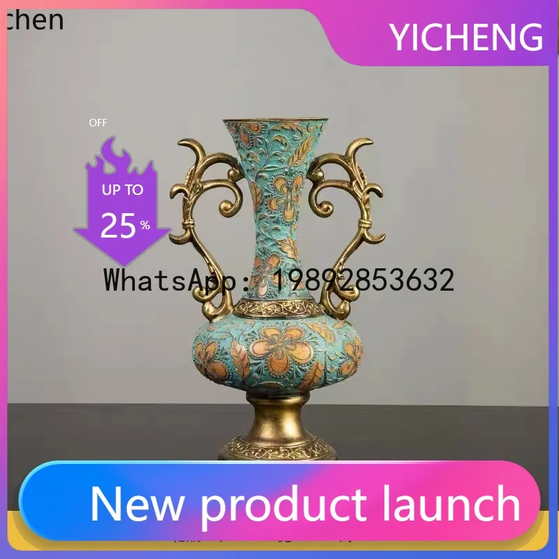 

Home Decor Vase Ornament Resin Decorative Ornament Flower Vase