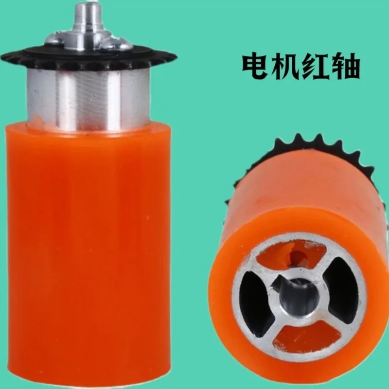 motor, red wheel, small roller, auxiliary wheel, rubber wheel parts, gear, red shaft