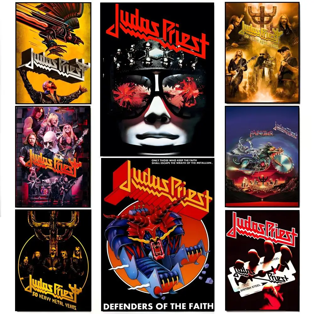 Legendary British Heavy Metal Band J-Judas Priest Poster Poster HD  Waterproof Wall Sticker Bar Living Room Decor Gift