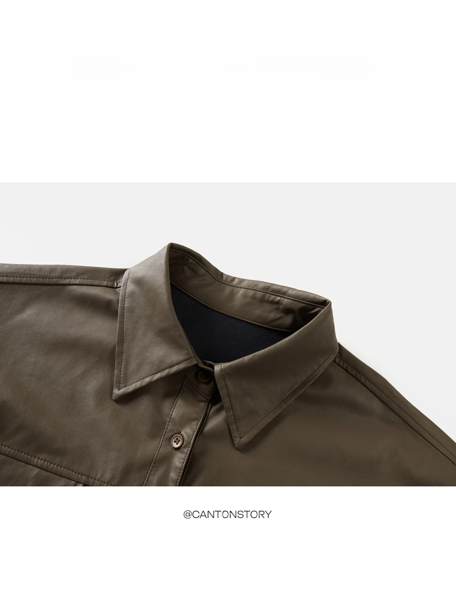 American Retro Brown Collar Leather Jaet Women's 2025 Early Autumn Motorcycle Sle Loose Fit Long Sve Regular Length