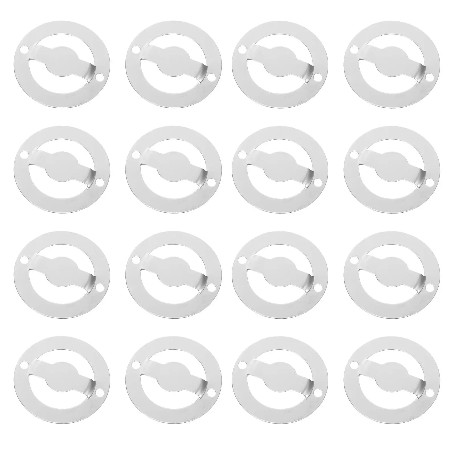 Pepper and Salt Grinder Replacement Parts 20 Pack 35mm Metal Bottom Covers for Kitchen Mill Repair
