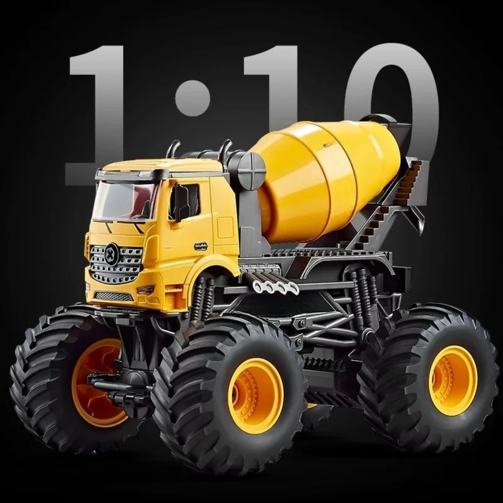 1/10 Extra Large RC Construction Vehicle Set Detachable and Assembleable Excavator Crane Electric Toy Car Gift for Boys