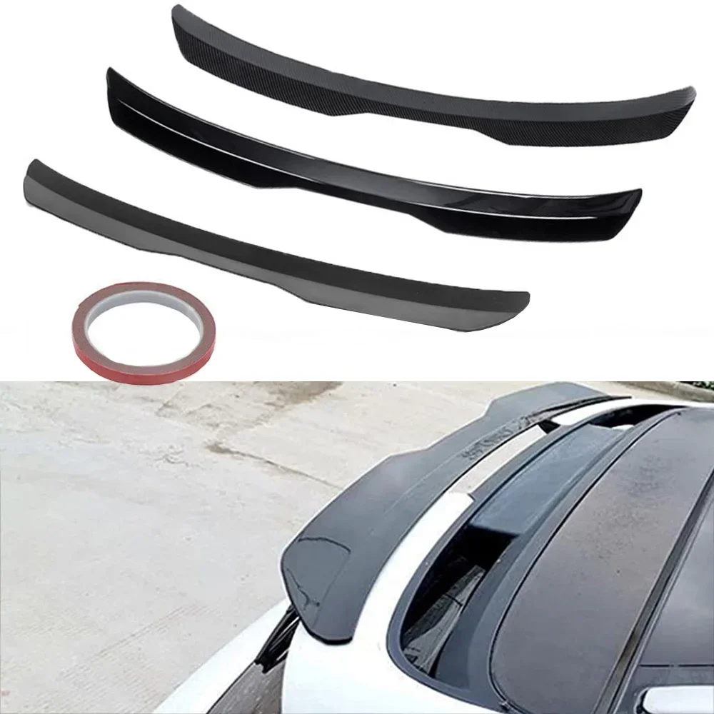 

Car Rear Roof Trunk Ducktail Lip Spoiler Wings 99cm Universal Rear Roof Window Trunk Lid Ducktail Lip for Sedan Hatchback SUV