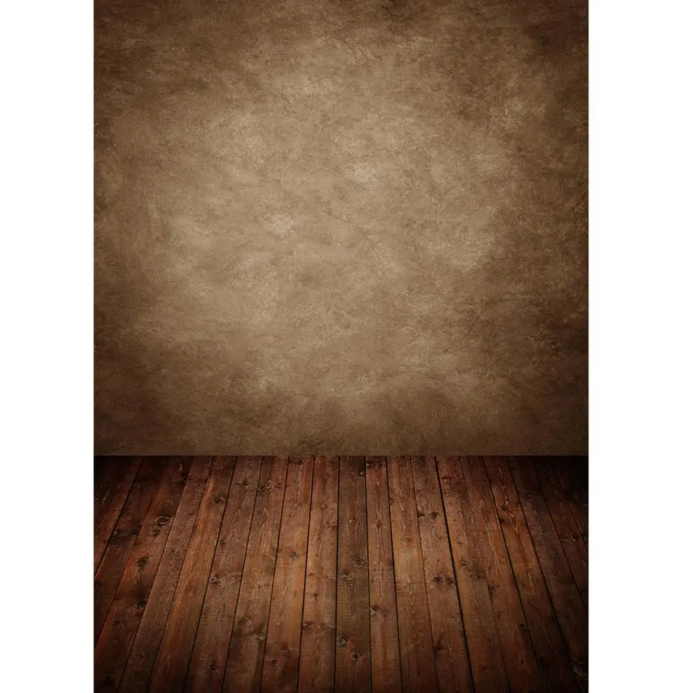 Brown Wall Wooden Floor Photographic Backgrounds Children Baby Vinyl Cloth Photo Backdrops for Photo Studio Fundo Fotografia