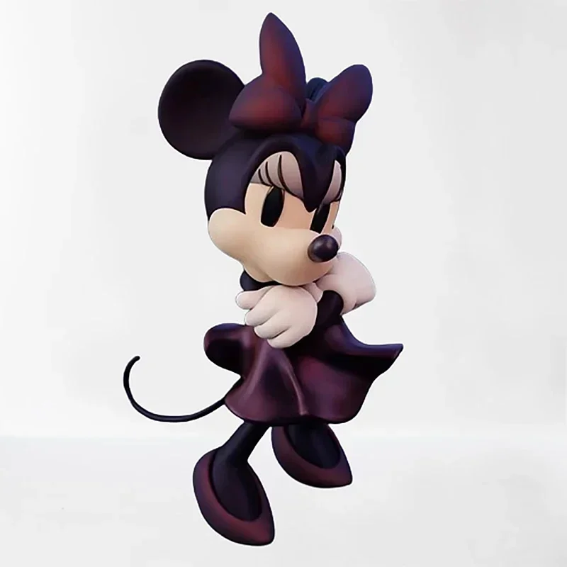 28cm Disney Anime Action Figure Angry Minnie Fashion Cartoon Toys Model Room Decoration Ornaments Surprise birthday Gifts