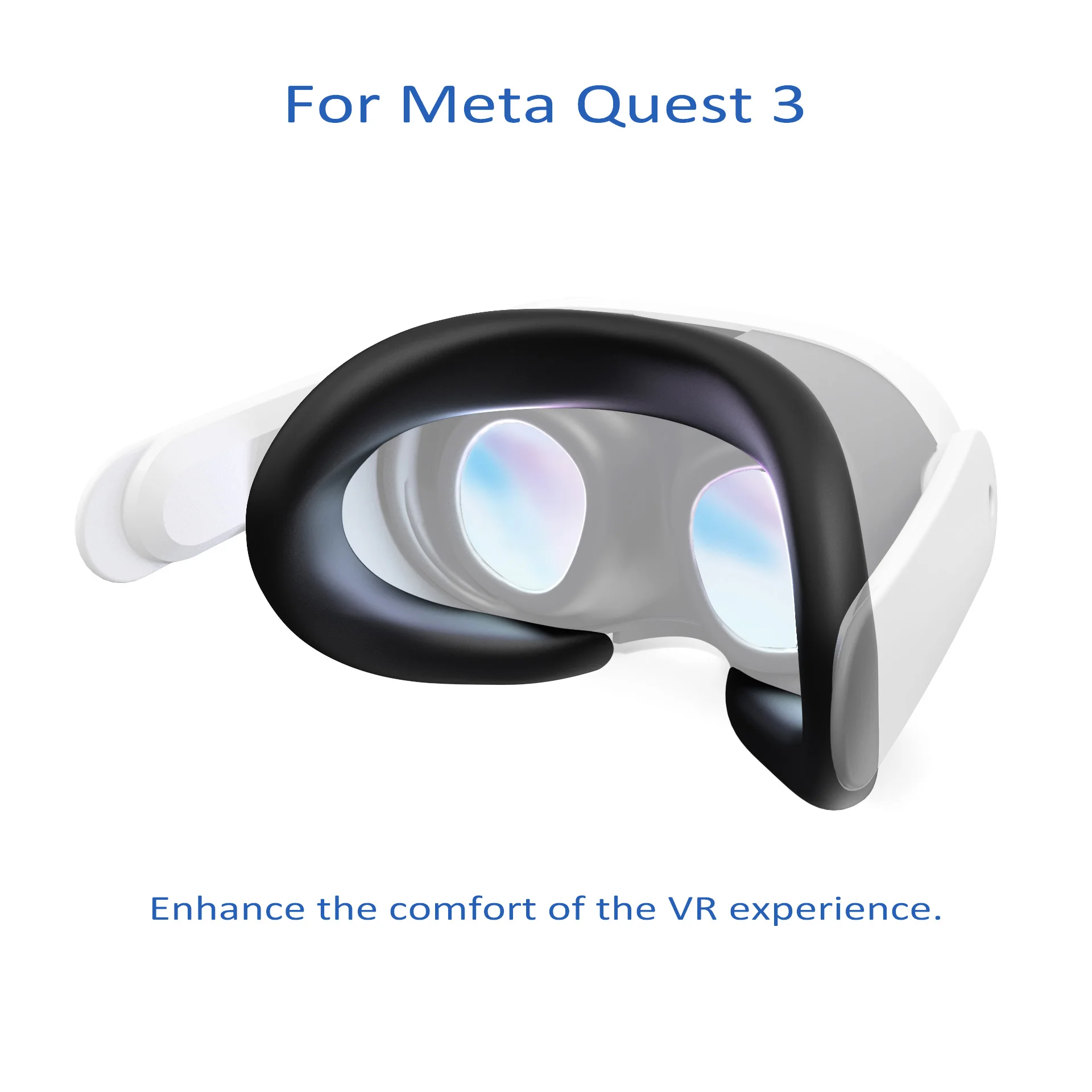 For Meta Quest 3 the original silicone face pad designed for provides comfortable cushion protection for Quest 3 headphones