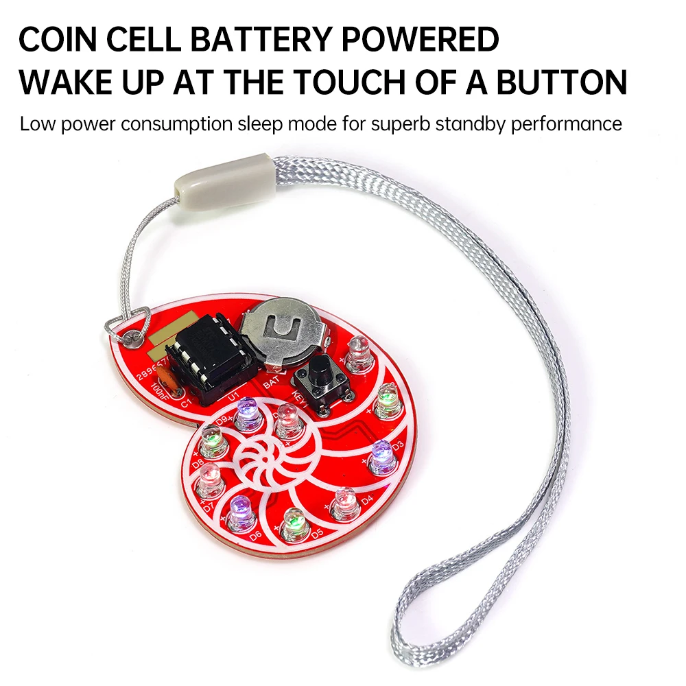 3V Soldering Learning Kit LED Seashell SMD SMT DIY Electronic Kit for Soldering Practice Learning Light Accessories