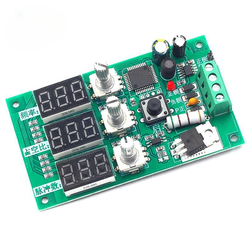 

Dimming Speed Control Module, Frequency Duty Cycle, Adjustable Number of Pulses, Square Wave Rectangular Wave, Stepping Motor