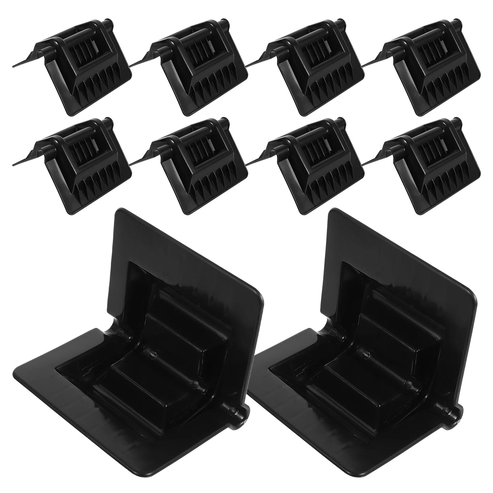 10 Buah Pelindung Sudut Plastik untuk Tali Pengikat Barang - Pelindung Tepi yang Dapat Disesuaikan untuk Pengikatan Truk Flatbed dan Efisiensi Pengemasan