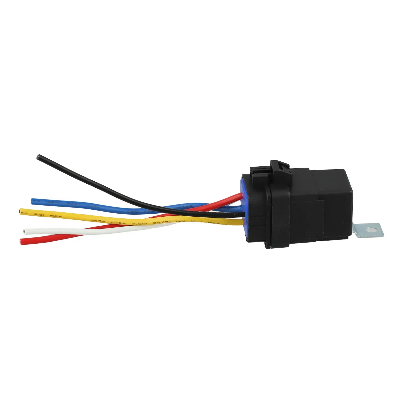 

12V 5 Pin Relay Harness Socket with Waterproof Sealing and Heavy Duty Relay Switch for Automotive Electrical Use