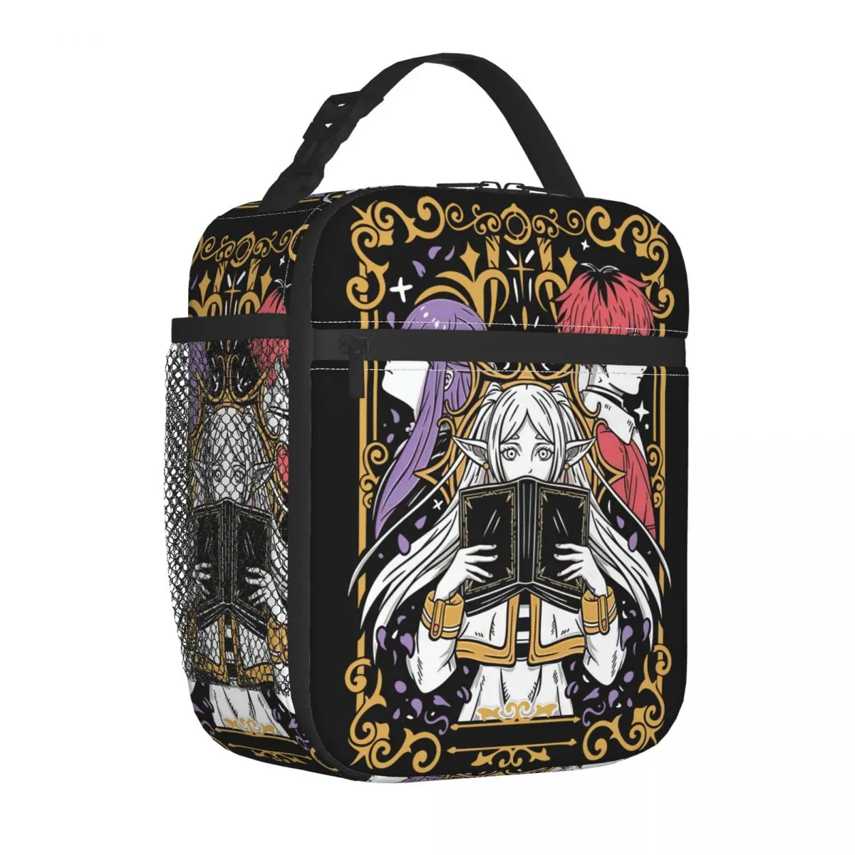 

Аксессуары для торца Frieren Beyond Journey, изолированная сумка для обеда, сумка для хранения еды, портативный холодильник, термобокс для бенто