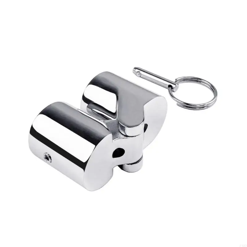 Easy To Install Steel Tube Connector Marine Hardware Fitting Upgrades for Foldable Awnings Bimini top & Marine Equipment