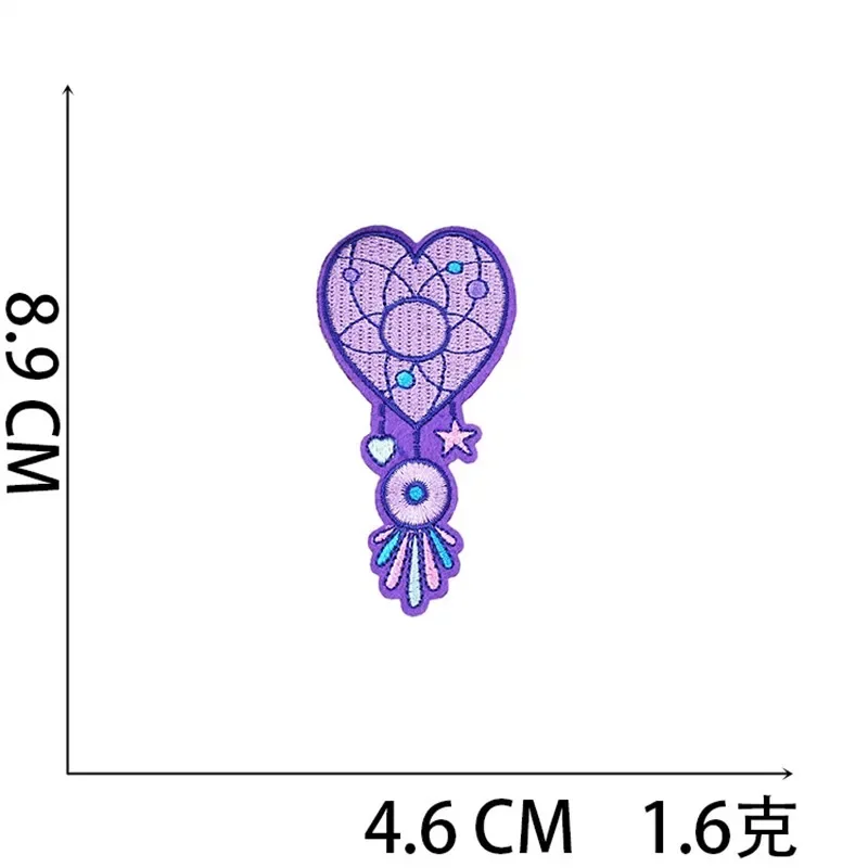 衣類用の刺embroideredパッチ,50個,アイロン,フェザーステッカー,サーマルソーイングアップリケ