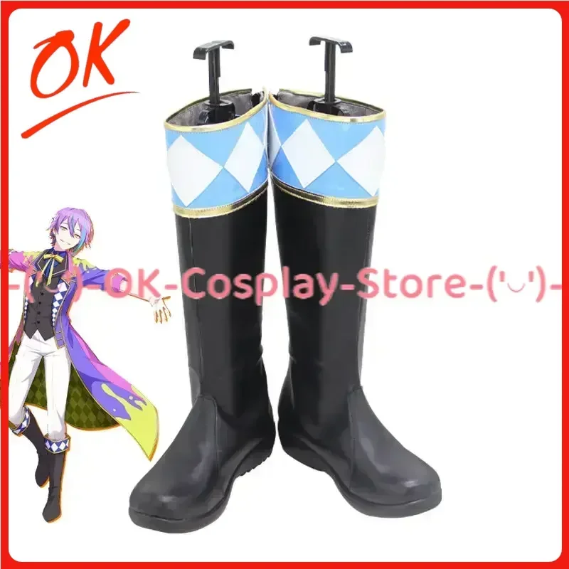 [Customized] Project Sekai Colorful Stage Kamishiro Rui Cosplay Shoes Anime Game Roleplay Prop Carnival Party PU Leather Boots