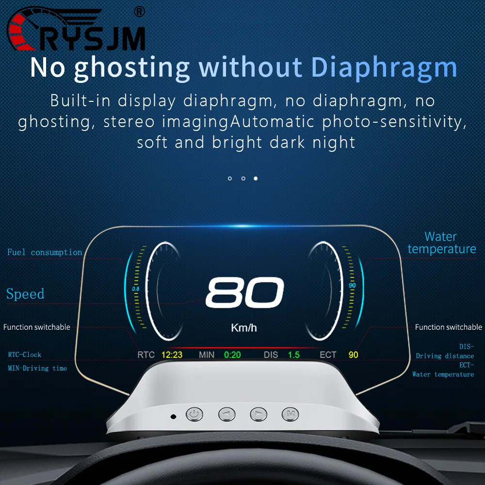 C3 Car Hud OBD2 Gps… - image