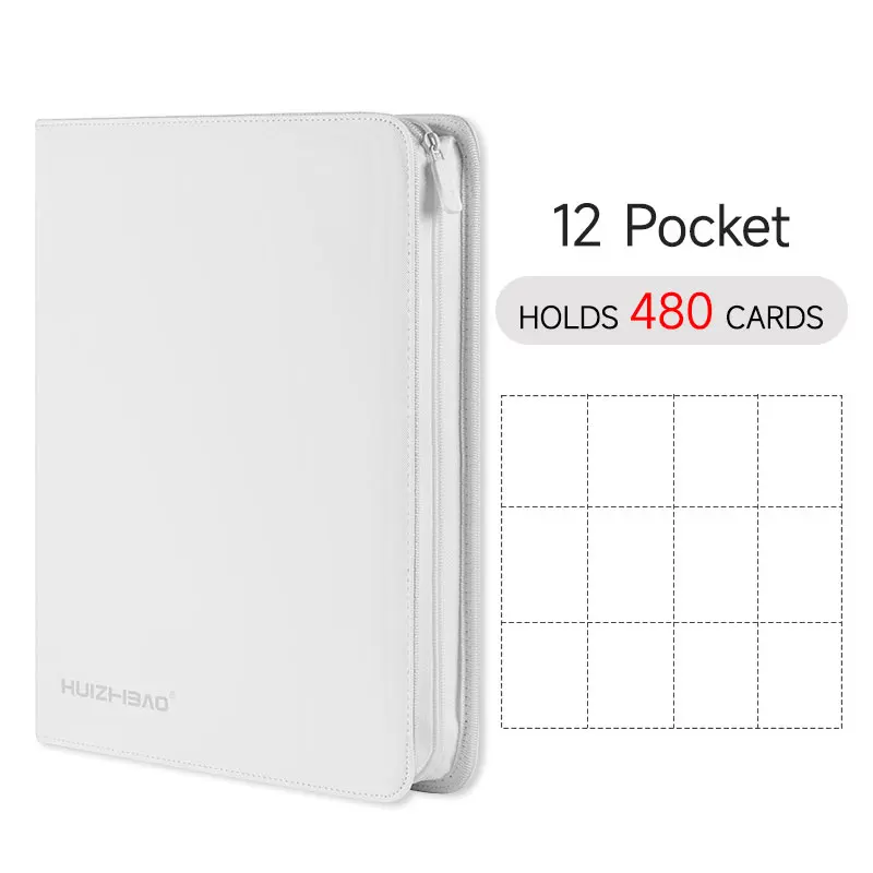 9/12 Pocket Rits Card Binder, Trading card album, Duurzame Side Loading Card voor mtg tcg voor pokemon voor yugioh voor voetbal