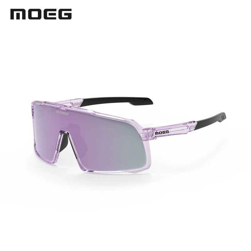 MOEG Wholesale Photochromic Trendy Lenses Cycling Glasses Custom Cycling Eyewear Anti- UV Riding Sport Sunglasses