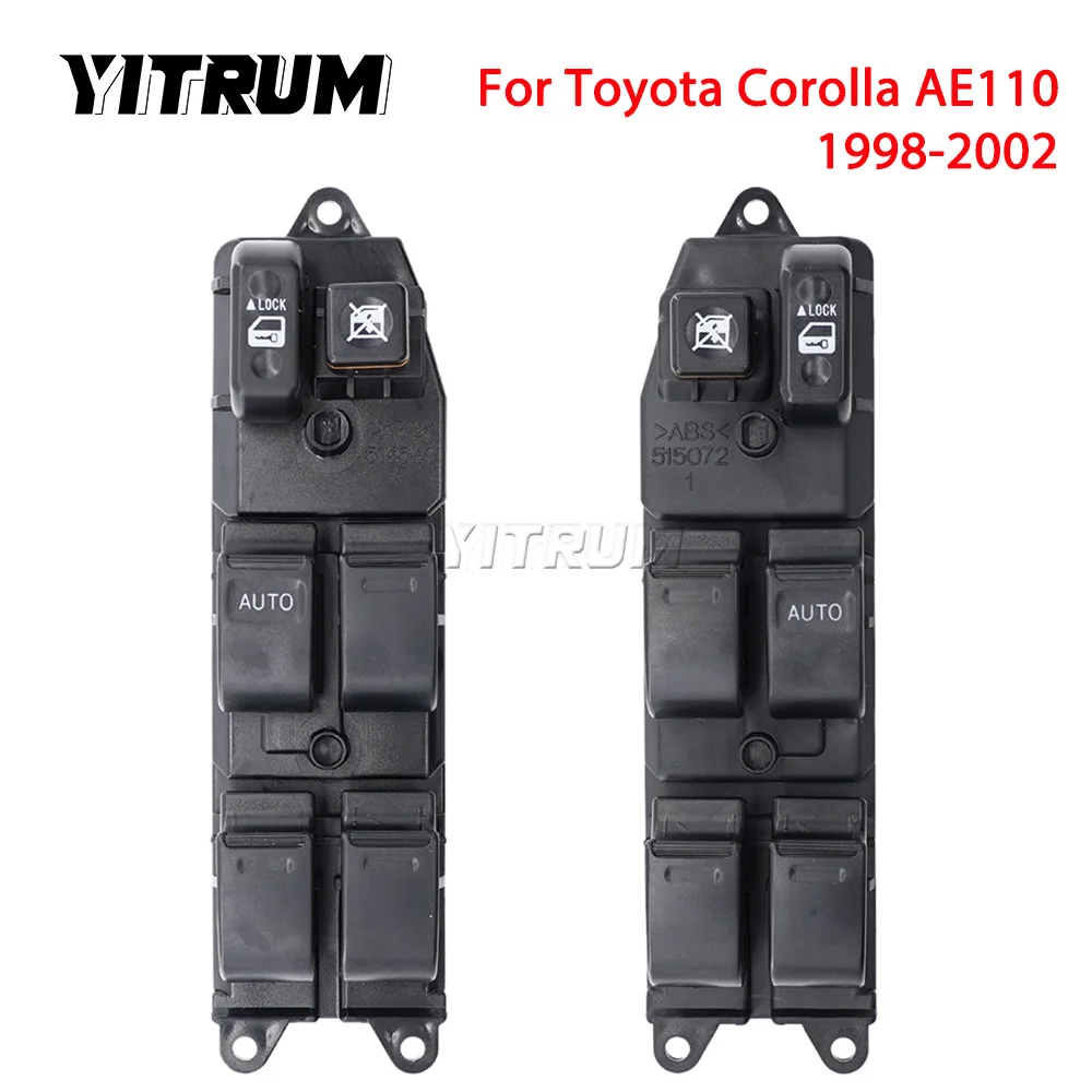 

YITRUM Electric Power Car Window Master Switch For 1998-2002 Toyota Corolla AE110 84820-12350 84820-12340