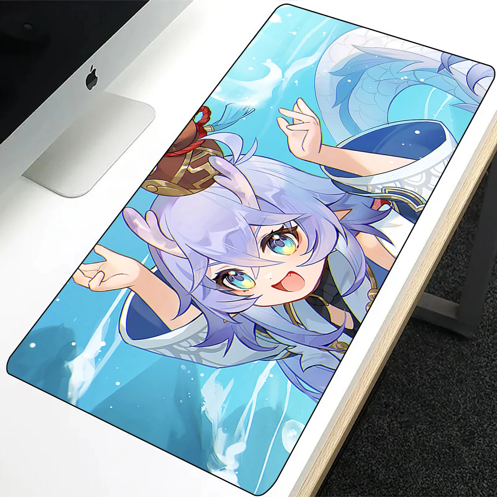 Honkai Star Rail Bailu Mousepad HD Printing Computer Gamers Locking Edge Non-slip Mouse Pad XXL90x40cm Keyboard PC Desk Pad