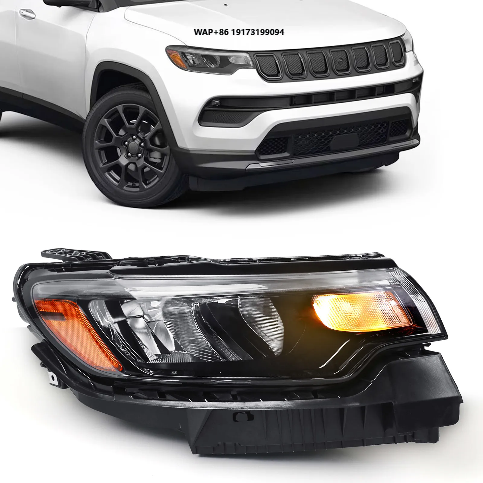 

LED Headlights for Compass 2022 2023 Oem 68376986