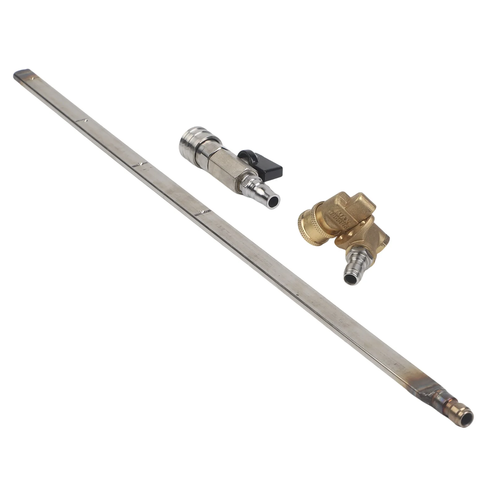 

Car Radiator Cleaning Rod With Quick Coupling Nozzle Water Tank Condenser 60CM Car Radiator Pressure Washer Tool 4500 PSI