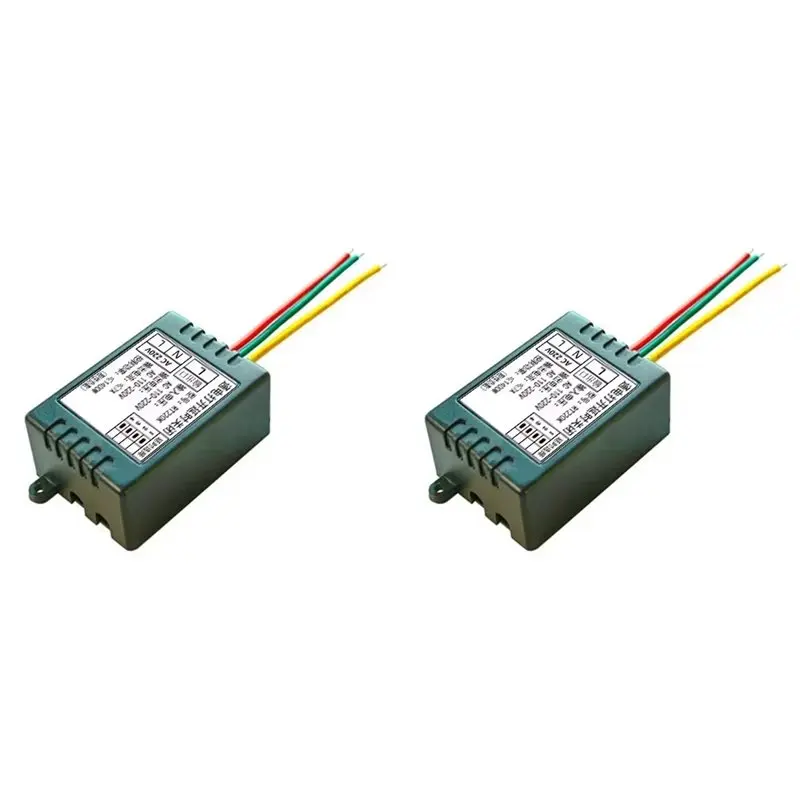 AFOURT-2X New AC 220V Time Delay Relay Cycle Timer Control Switch Adjustable Timing Relay Time Delay Switch Timing Relays