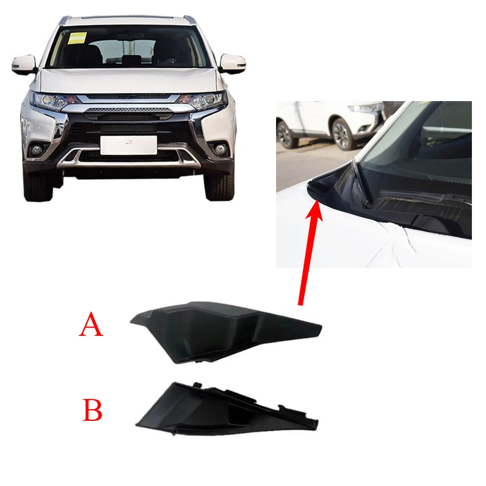 

1 or 2 Pcs Front Windows Sreen Water Deflector Deck Plate for Outlander Gf Gg 7405A537 2013-2020 Windshield Wiper Rain Cowl Trim