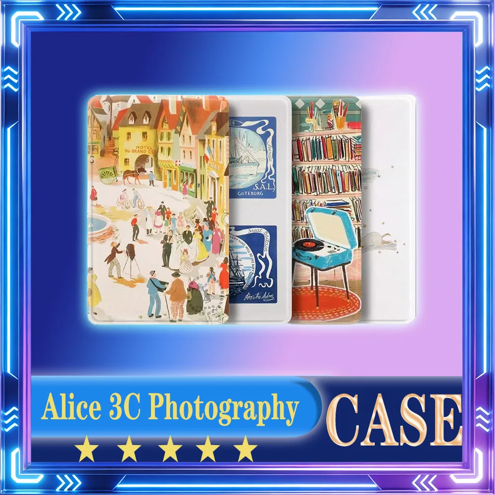 

Suitable for Xteink X4 Magnetic Leather Cover E-ink Screen Full Wrap Anti-Collision Corner Protection Flip Cover Shell Set