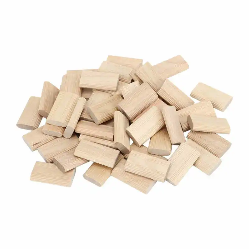 50pcs Domino Tenon 8x40mm Loose Tenons Beech Domino Tenon for Woodworking Tools