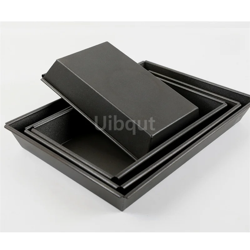 Sartén para Pizza Detroit rectangular cuadrada de 6 ~ 10 pulgadas, plato profundo, bandeja para Pizza antiadherente, bandeja cuadrada para hornear, bandeja de aluminio para hornear