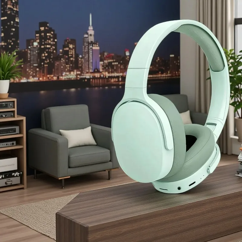 

Модные беспроводные наушники Bluetooth-накладные наушники с глубокими басами, спортивные стерео HiFi, длительный срок службы батареи, универсальные