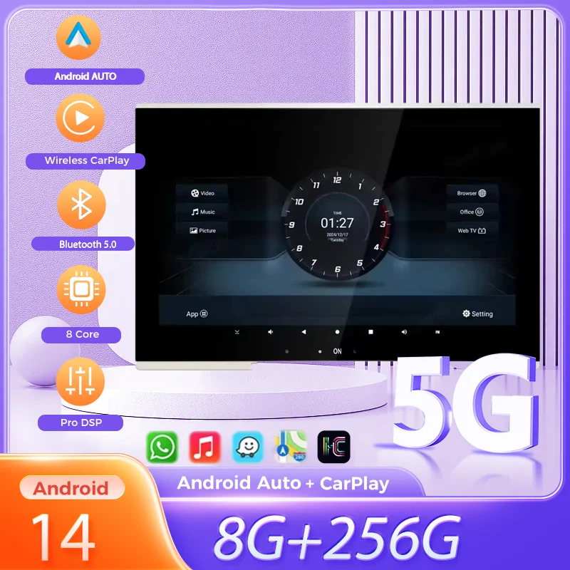 

Android 13 Автомобильный радиоприемник Bluetooth для Audi Q7 2016-2019 GPS Сенсорный экран Carplay Видео Центральный мультимедийный плеер Стерео головное устройство