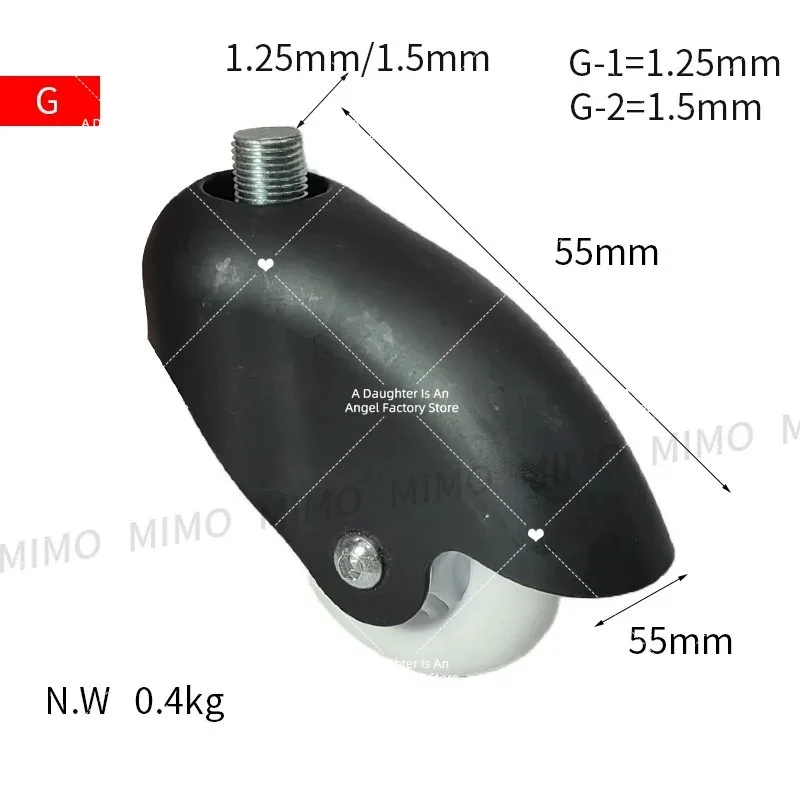 PU Wheel Assembly for Three-wheel Electric Kart  Drift Trike Kids Tricycle Trike 360 Electric Smart Drifting Trike