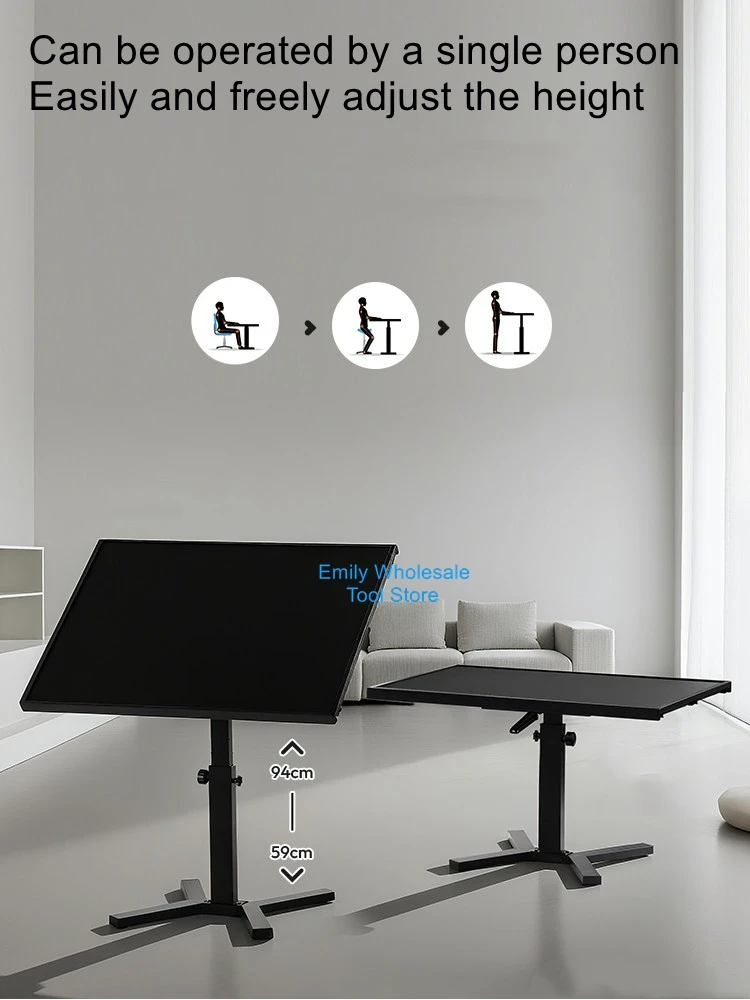 Jigsaw Puzzle Table with Drawer Covers—Adjustable Height and Tilt—Premium Metal Ergonomic Table