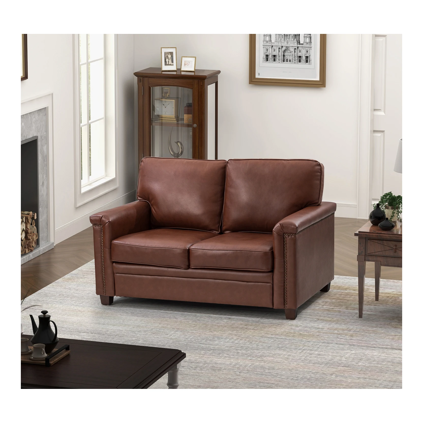 

Классический роскошный комплект диванов для гостиной, современный кожаный диван-гарнитур