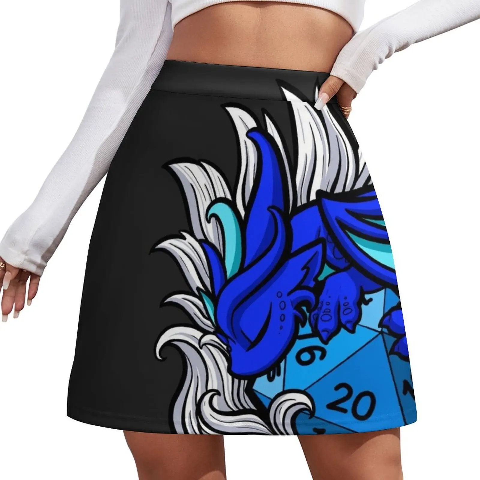 

Sleeping Dice Dragon Mini Skirt women clothing 2024 new arrivals skirts for women School skirt