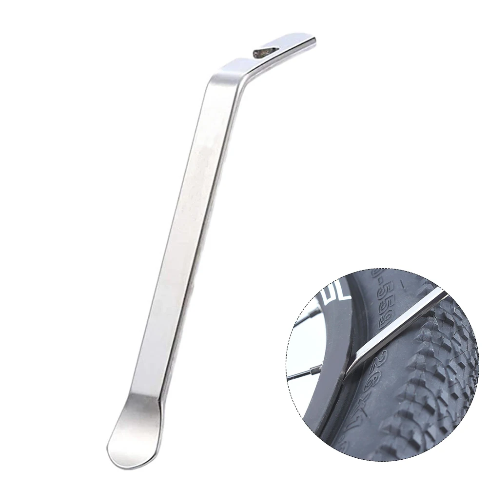 1Pc Tire Spudger Changing Tool High Strength Motorcycle Stainless Steel Tire Lever Tire Tube Garage Tool Tire Repairing Crowbar