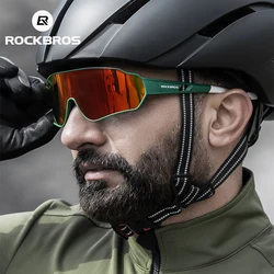 ROCKBROS Cycling Glasses Anti-UV400 Men Women Windproof Photochromic / Polarized Outdoor Sport Sunglasses MTB Road Bike Shades