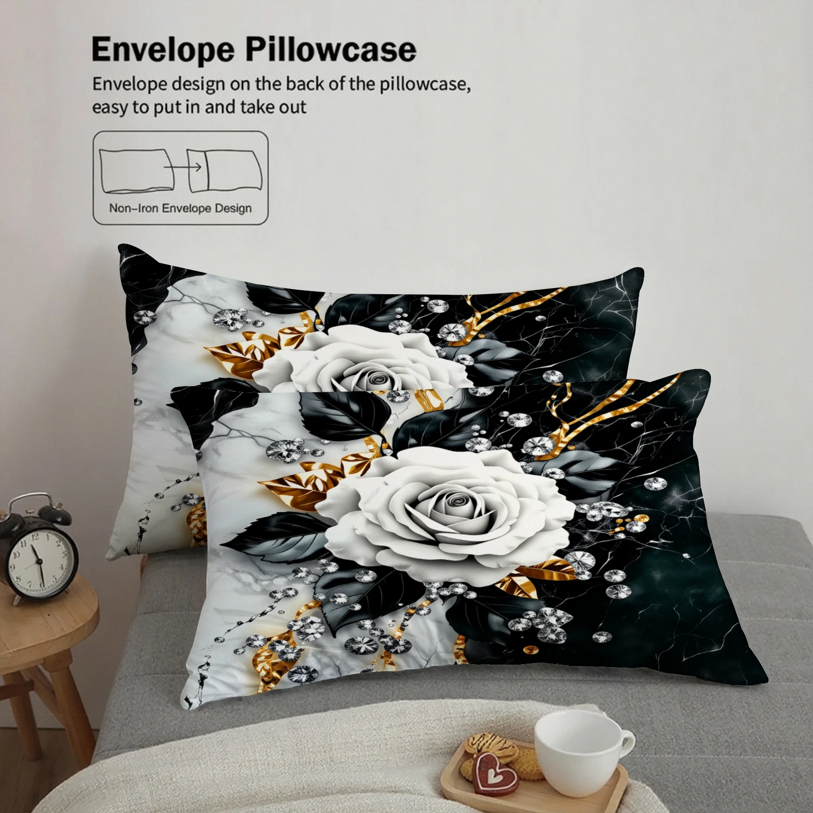 3-delige rozenbloemen beddengo - Aesthetic Floral Duvet Cover recensie en prijs