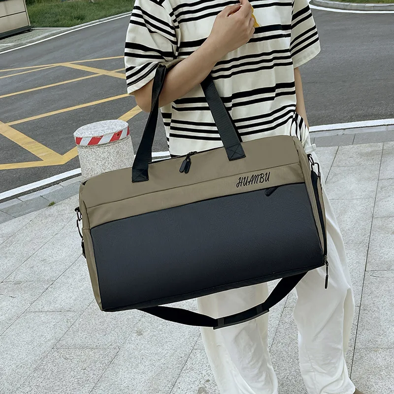 حقيبة رياضية ولياقة بدنية، حقيبة سباحة ويوجا منفصلة جافة ورطبة، حقيبة أمتعة سفر للأعمال، حقيبة سفر ذات سعة كبيرة #4