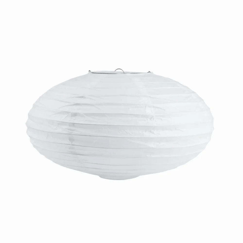 Oval Paper Lampshade Modern Hanging Ceiling Light Cover Classic Vintage Pendant Light Lamp Cover Restaurant Farmhouse