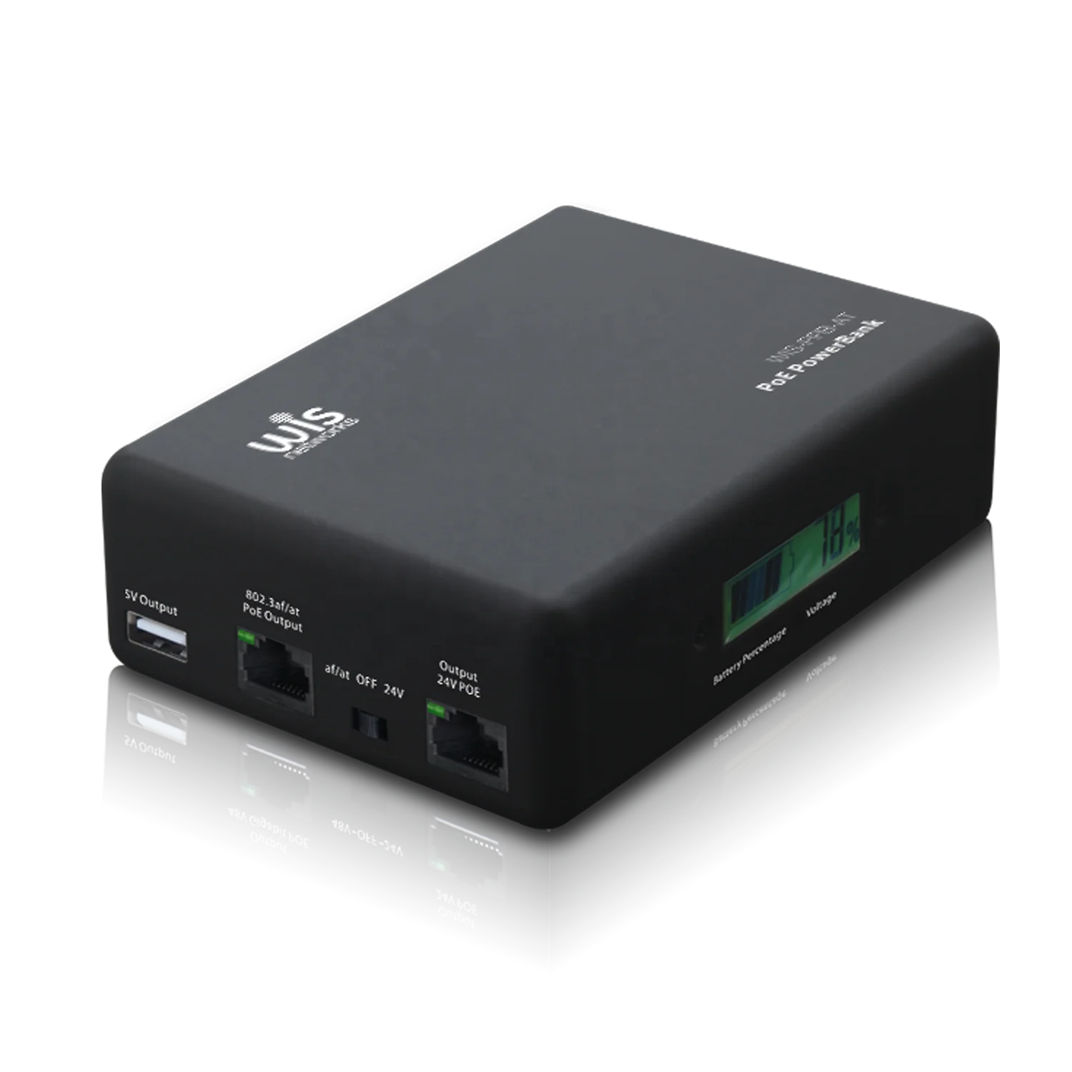 Портативное зарядное устройство POE для деловых поездок, ISP project 802.3af/at POE, портативное зарядное устройство 24 В/48 В ubnt/mikrotik/mimosa/cambium